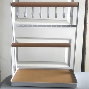 Necklace ring, and bracelet, jewelry organizer